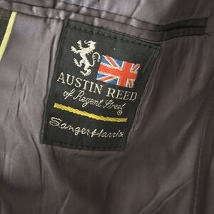 VTG Austin Reed Regent St Pinstripe Wool Blazer Sport Coat 42R AS-IS